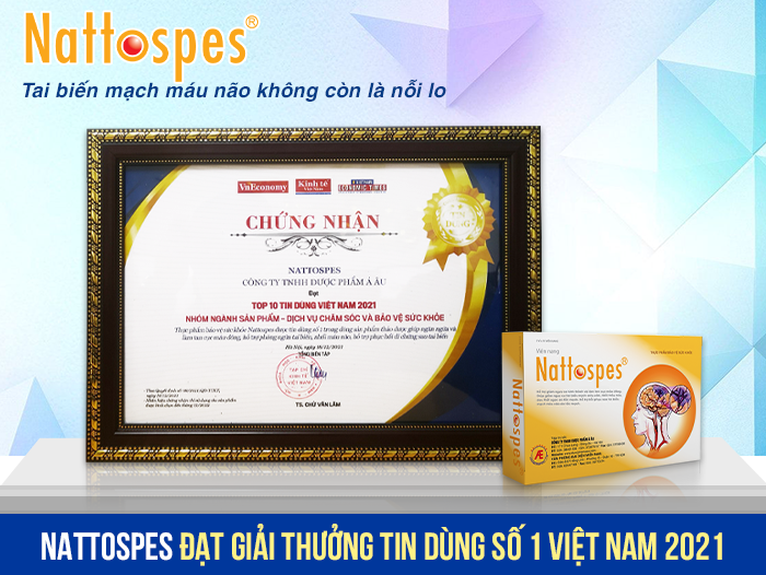 Nattospes nhận Giải thưởng “Sản phẩm tin dùng số 1 Việt Nam”